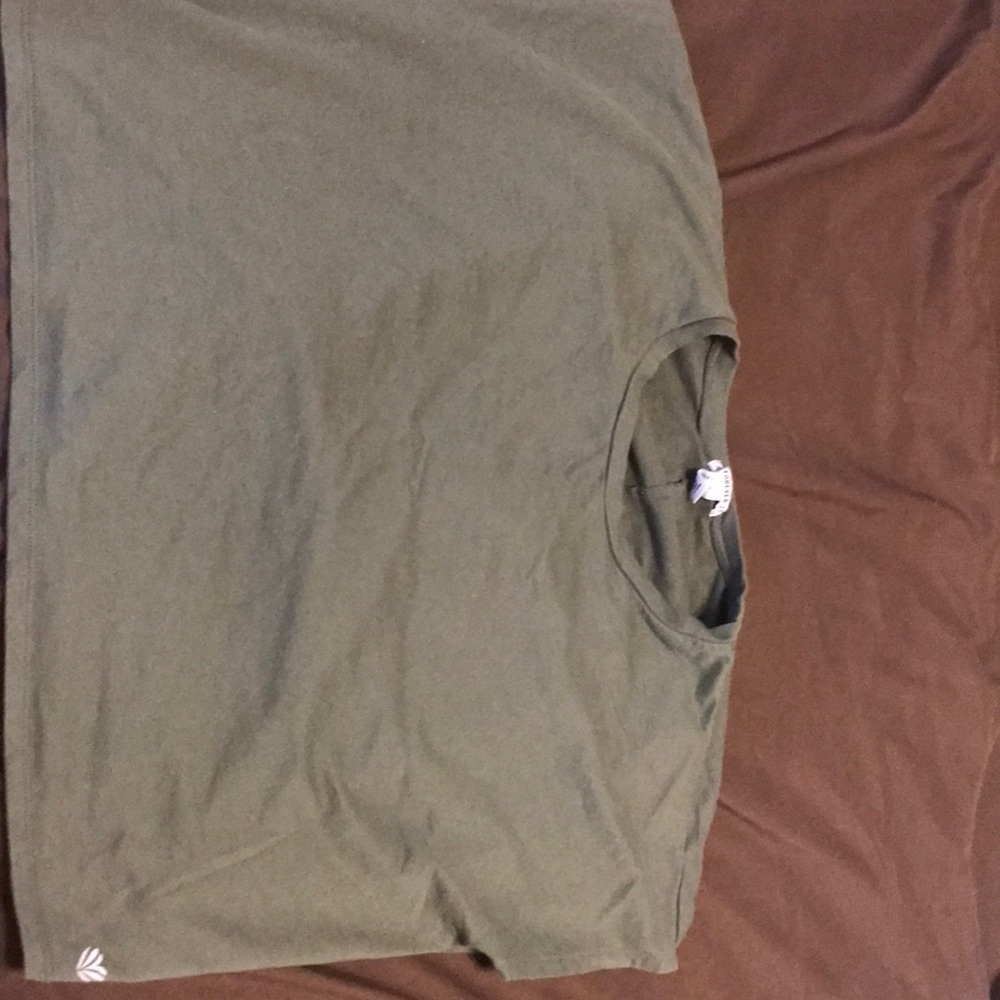 Dark green crop top